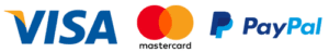 pago 100% seguro con visa, mastercard o paypal