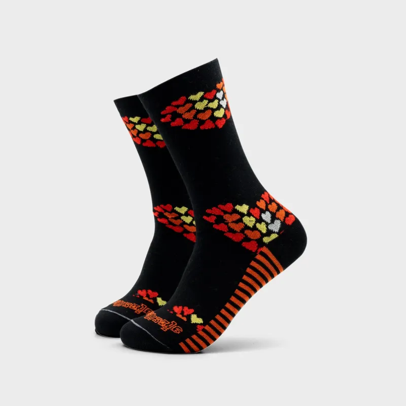 calcetines de algodón corazón salvaje