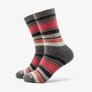 calcetines mujer lana ancha cielo gris