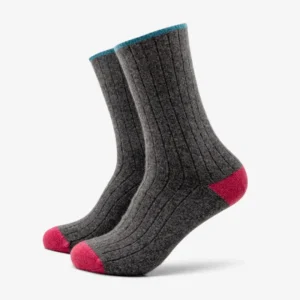 calcetines mujer lana canale gris