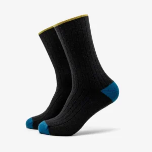 calcetines mujer lana canale negro