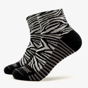 calcetines tobilleros algodón cebra